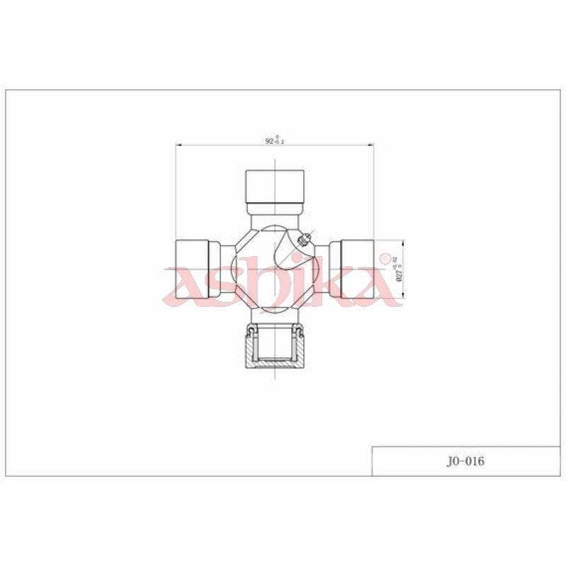 Joint, arbre longitudinal ASHIKA 66-00-016 - Visuel 1