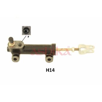 Cylindre émetteur, embrayage ASHIKA [95-0H-H14]