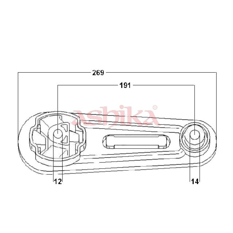 Support moteur ASHIKA GOM-195 - Visuel 1