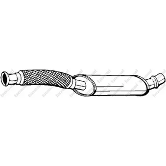 Silencieux avant BOSAL OEM 1705C5