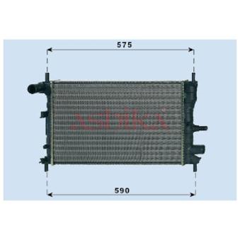 Radiateur, refroidissement du moteur ASHIKA OEM 1098809