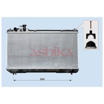 Radiateur, refroidissement du moteur ASHIKA OEM 164007A491