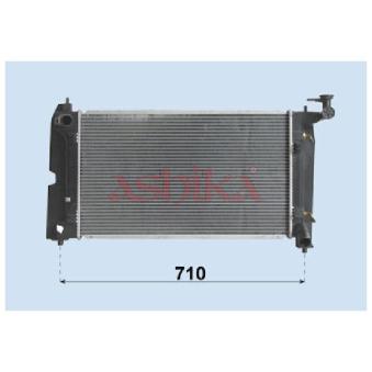 Radiateur, refroidissement du moteur ASHIKA RDA153116