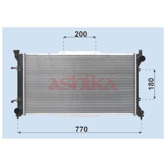 Radiateur, refroidissement du moteur ASHIKA OEM 45199AC070 Radiateur, refroidissement du moteur ASHIKA OEM 45199AC070
