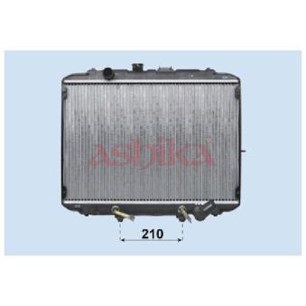 Radiateur, refroidissement du moteur ASHIKA RDA283058