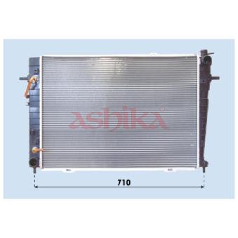 Radiateur, refroidissement du moteur ASHIKA RDA283086