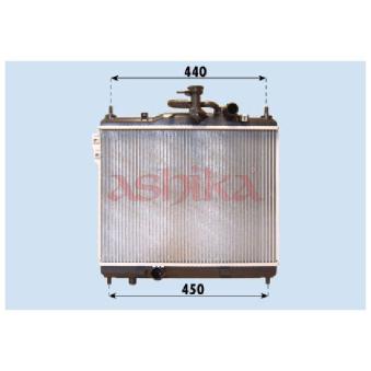 Radiateur, refroidissement du moteur ASHIKA OEM 253101c300