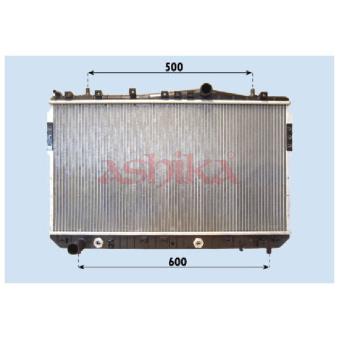 Radiateur, refroidissement du moteur ASHIKA RDA313021