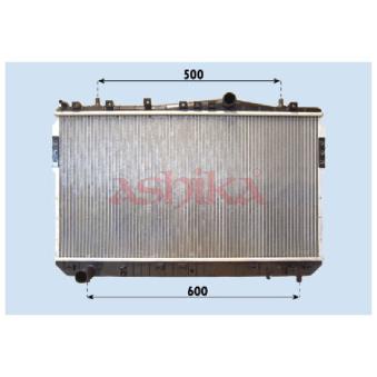 Radiateur, refroidissement du moteur ASHIKA RDA313022