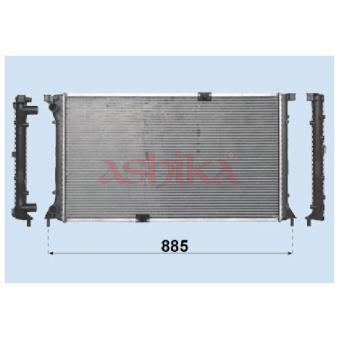 Radiateur, refroidissement du moteur ASHIKA OEM 8200019380