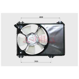 Ventilateur, refroidissement du moteur ASHIKA VNT142001