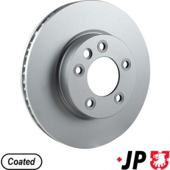 Disque de frein avant droit JP GROUP OEM 7L6615302N