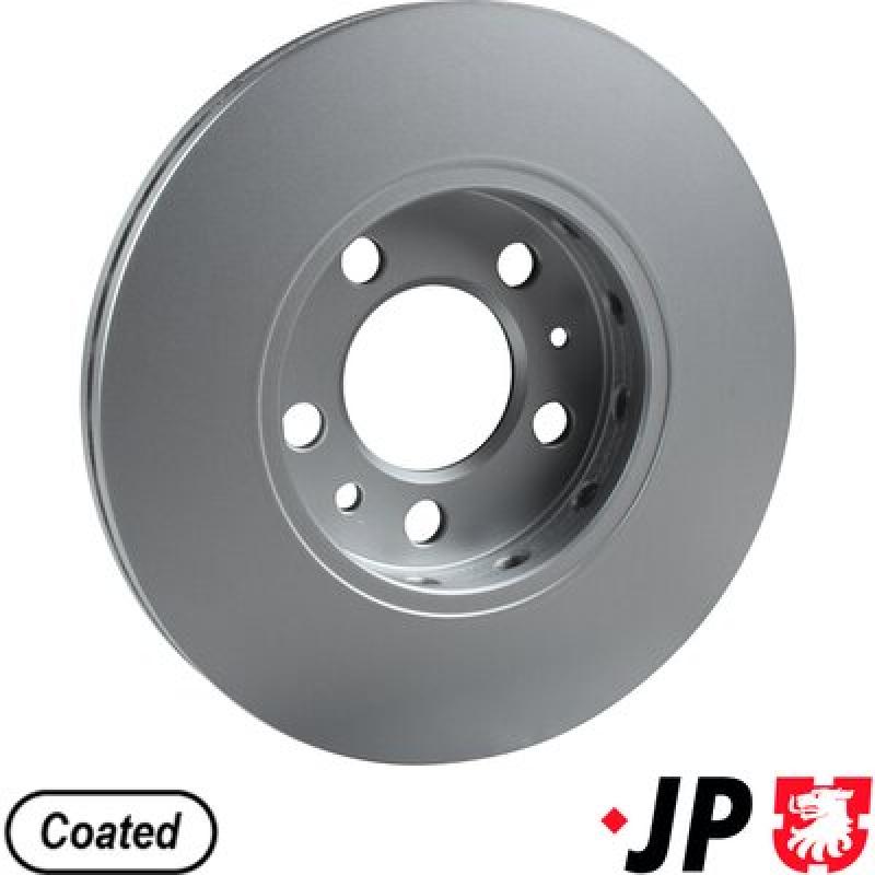 Jeu de 2 disques de frein avant JP GROUP 1163109100 - Visuel 1