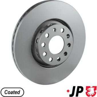 Jeu de 2 disques de frein avant JP GROUP OEM 3B0615301B