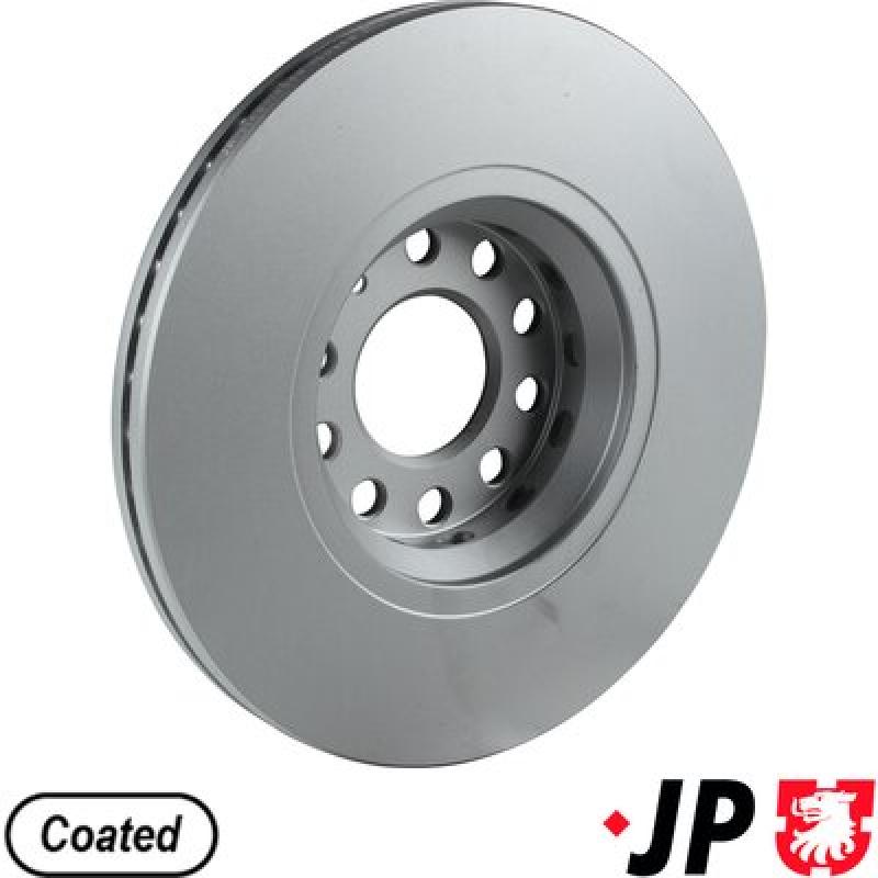 Jeu de 2 disques de frein avant JP GROUP 1163110500 - Visuel 1