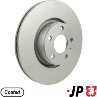 Jeu de 2 disques de frein avant JP GROUP OEM 4F0615301D