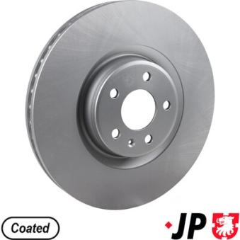 Jeu de 2 disques de frein avant JP GROUP OEM 4H0615301F