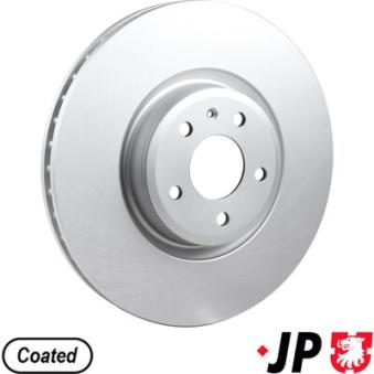 Jeu de 2 disques de frein avant JP GROUP OEM 4M0615301AN