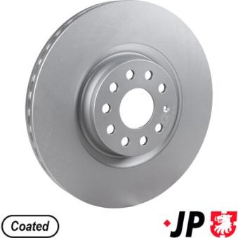 Jeu de 2 disques de frein avant JP GROUP OEM 1K0615301AD Jeu de 2 disques de frein avant JP GROUP OEM 1K0615301AD