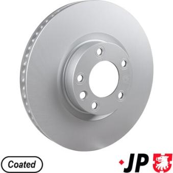 Disque de frein avant droit JP GROUP OEM 7P6615302A