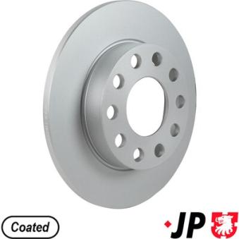 Jeu de 2 disques de frein arrière JP GROUP OEM 8E0615601P