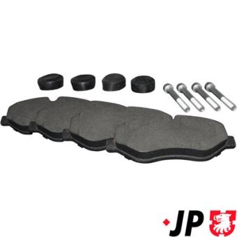 Jeu de 4 plaquettes de frein avant JP GROUP OEM 2E0698151B