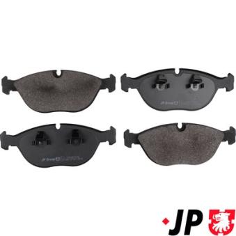 Jeu de 4 plaquettes de frein avant JP GROUP 1163607410