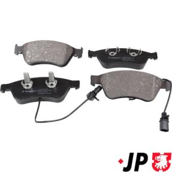 Jeu de 4 plaquettes de frein avant JP GROUP OEM 4E0698151
