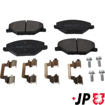 Jeu de 4 plaquettes de frein avant JP GROUP OEM 6RU698151A