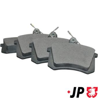 Jeu de 4 plaquettes de frein arrière JP GROUP OEM 4A0698451