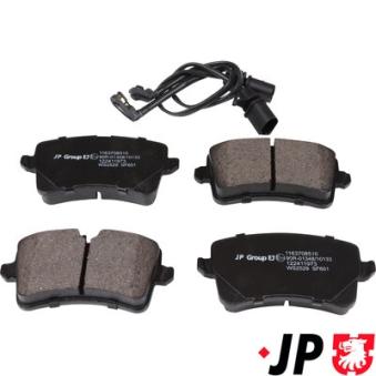 Jeu de 4 plaquettes de frein arrière JP GROUP OEM 4G0698451J