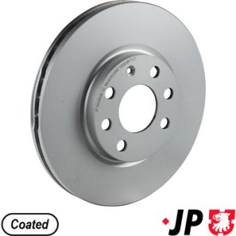 Jeu de 2 disques de frein avant JP GROUP OEM 95526646