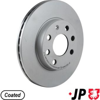 Jeu de 2 disques de frein avant JP GROUP OEM 09195985