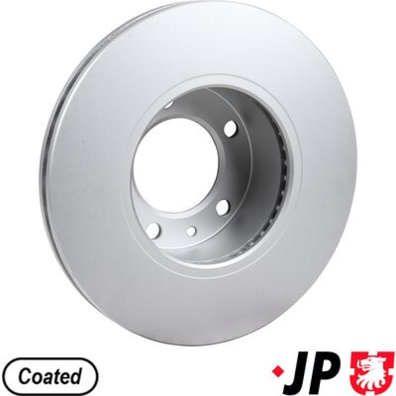 Jeu de 2 disques de frein avant JP GROUP 1263106100 - Visuel 1
