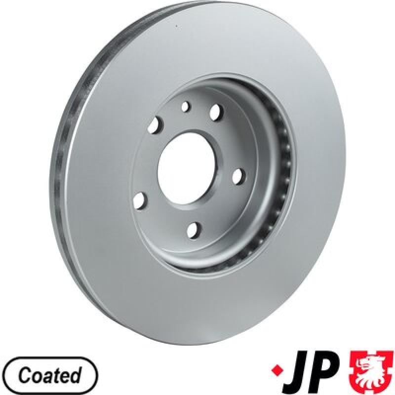 Jeu de 2 disques de frein avant JP GROUP 1263106500 - Visuel 1