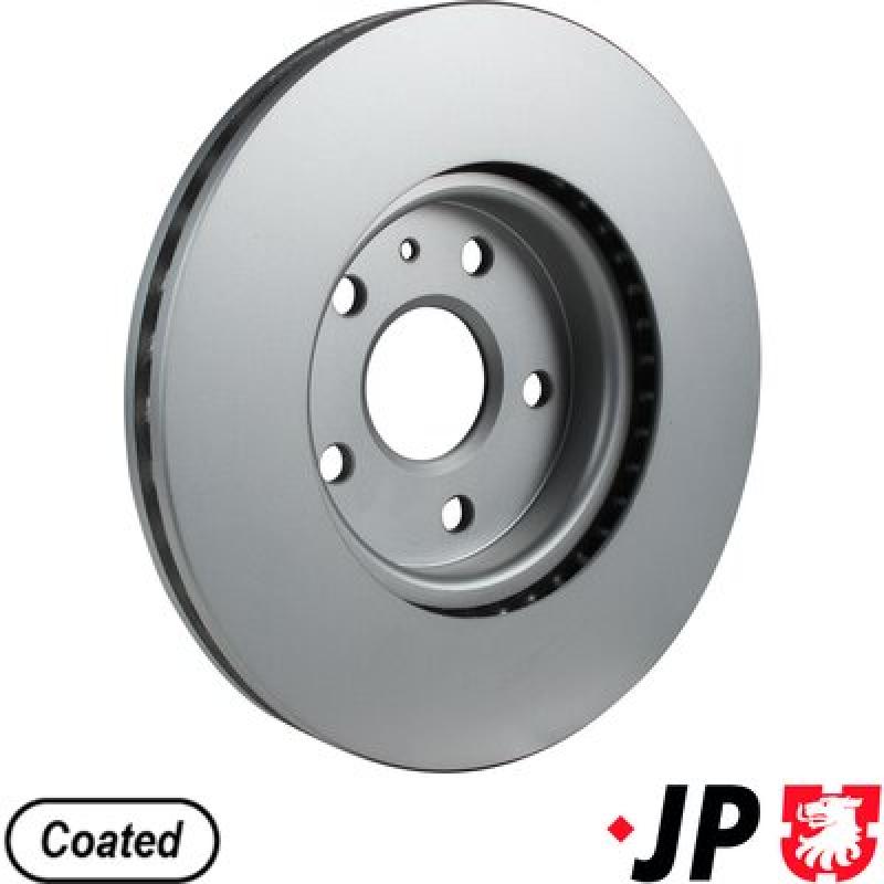 Jeu de 2 disques de frein avant JP GROUP 1263106700 - Visuel 1