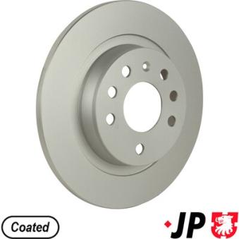 Jeu de 2 disques de frein arrière JP GROUP OEM 46836489
