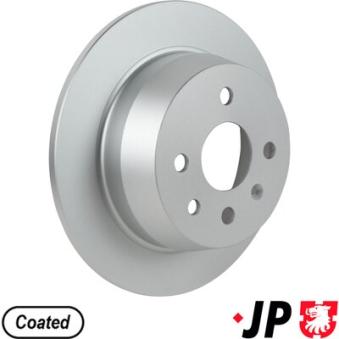 Jeu de 2 disques de frein arrière JP GROUP OEM 90421872