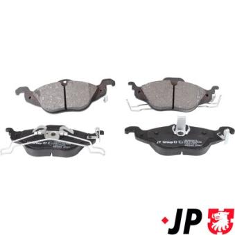 Jeu de 4 plaquettes de frein avant JP GROUP OEM 93173379