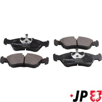 Jeu de 4 plaquettes de frein avant JP GROUP OEM 1605911 Jeu de 4 plaquettes de frein avant JP GROUP OEM 1605911