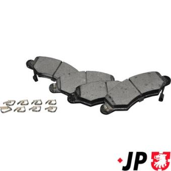 Jeu de 4 plaquettes de frein avant JP GROUP OEM 1605976
