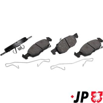 Jeu de 4 plaquettes de frein avant JP GROUP OEM 95524972