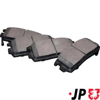 Jeu de 4 plaquettes de frein arrière JP GROUP OEM 96626076