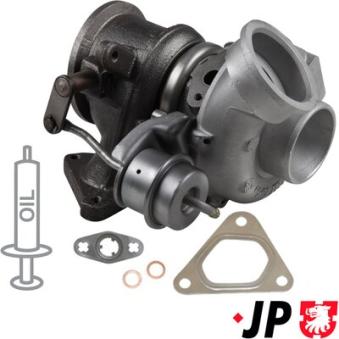 Turbocompresseur, suralimentation JP GROUP OEM 6110961499 Turbocompresseur, suralimentation JP GROUP OEM 6110961499
