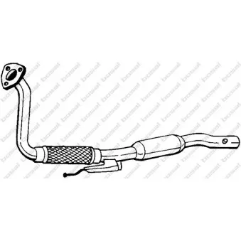 Silencieux avant BOSAL OEM 7763492