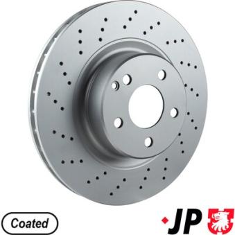 Jeu de 2 disques de frein avant JP GROUP OEM 2204210812