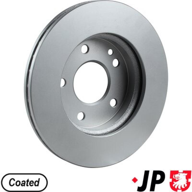 Jeu de 2 disques de frein avant JP GROUP 1363106100 - Visuel 1