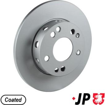 Jeu de 2 disques de frein avant JP GROUP OEM 201421121264