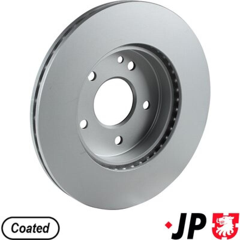 Jeu de 2 disques de frein avant JP GROUP 1363106400 - Visuel 1