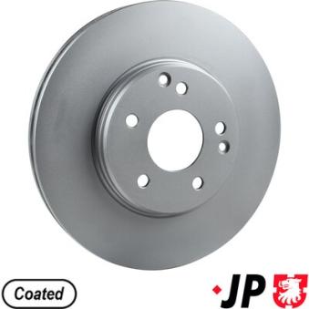 Jeu de 2 disques de frein avant JP GROUP OEM 2104211512